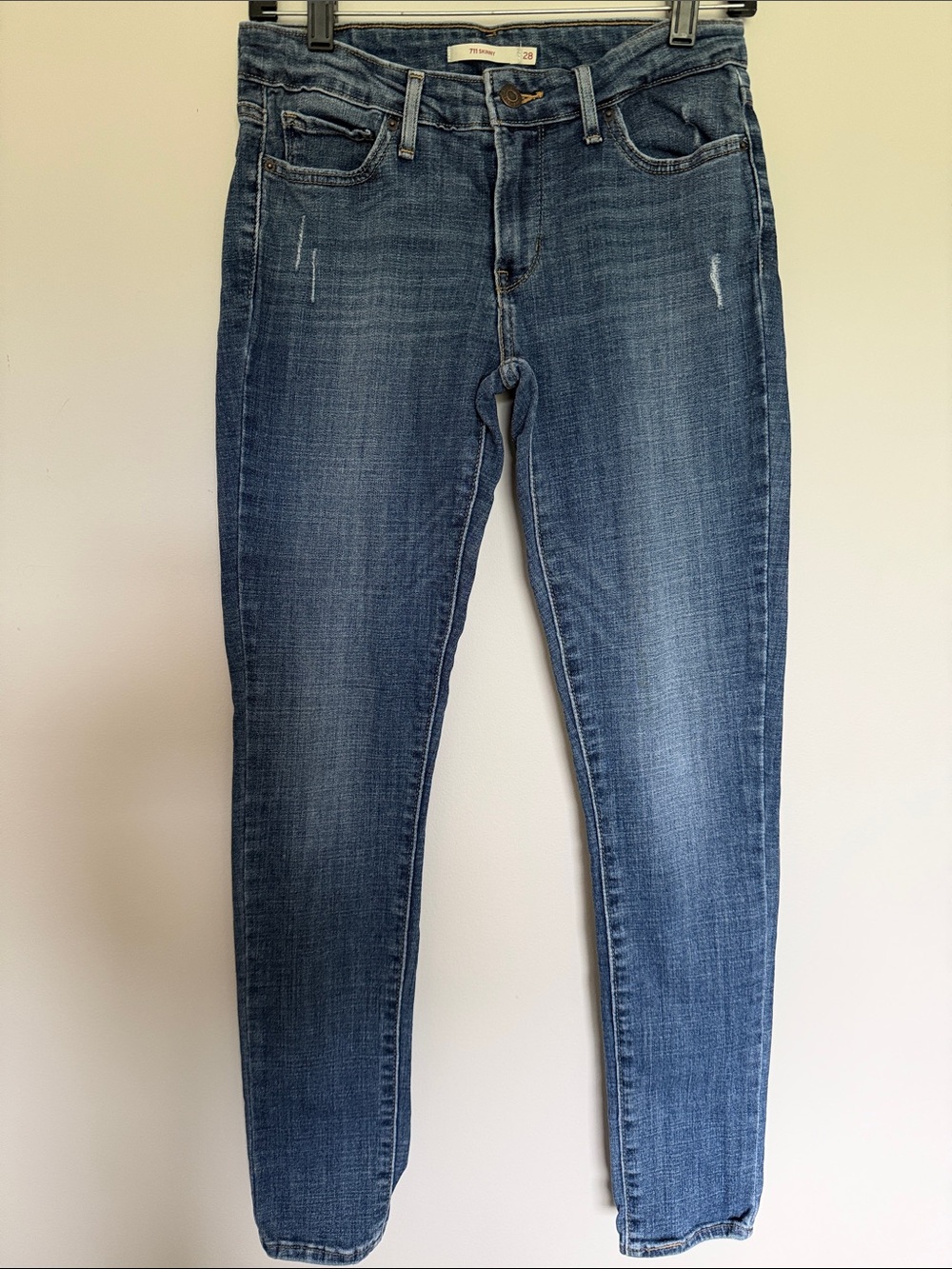 Levi’s 711 Skinny Dark Blue Slim Stretch Jeans
